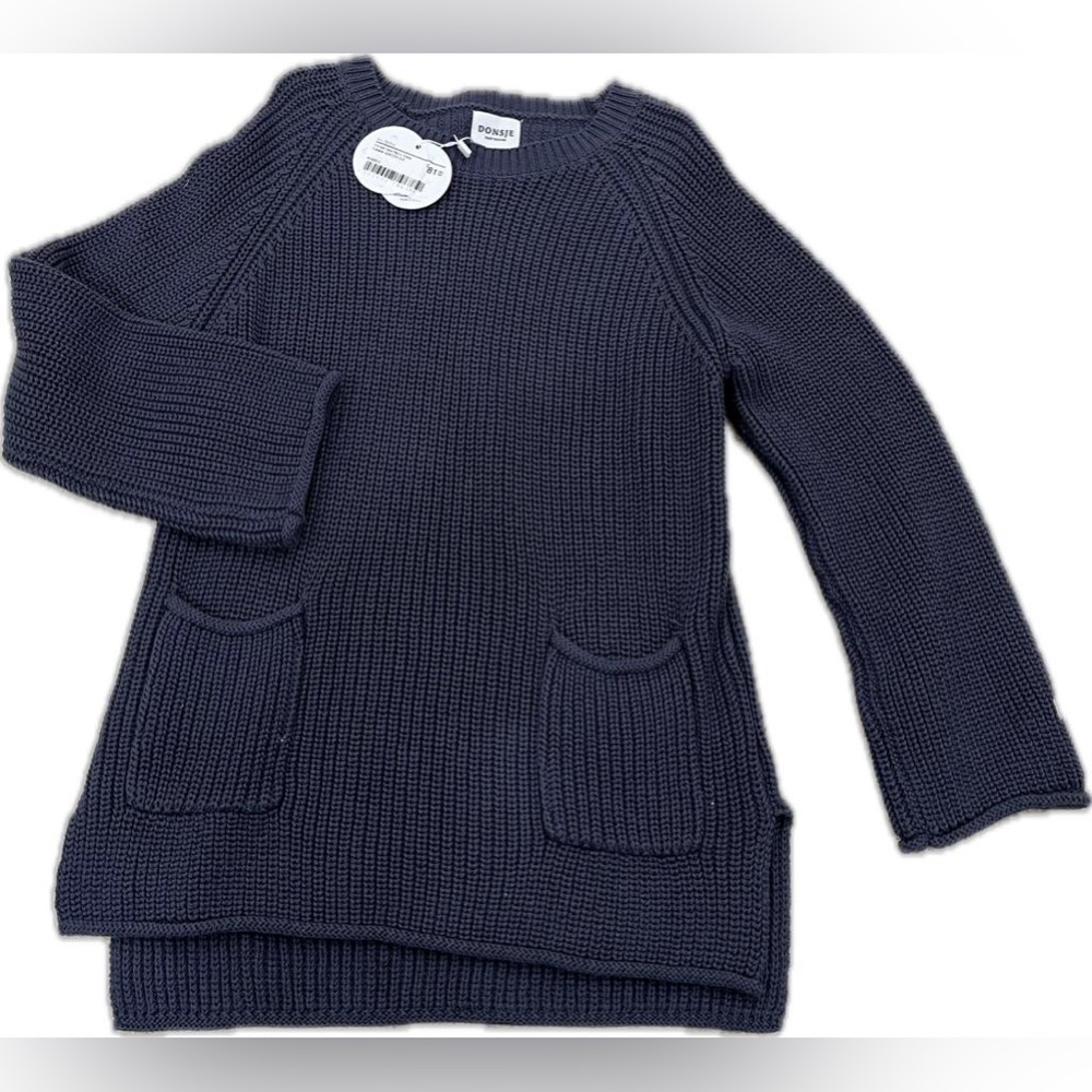 NWT Donsje Blue Knit Sweater